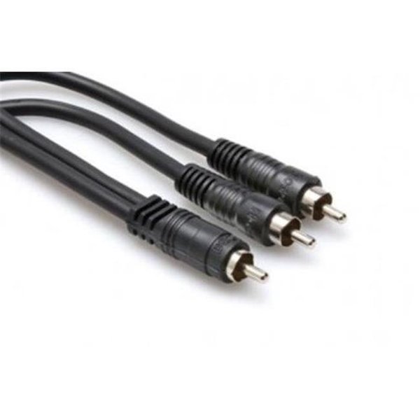 Hosa Technology Inc Hosa Technology CYA103 Rca Male To Two Rca Male Y-cable CYA103